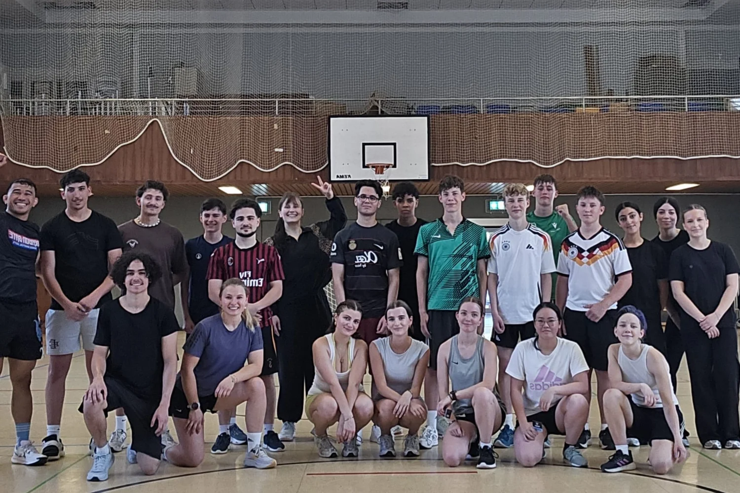 Gruppenfoto der Projektwoche am Ludwigsgymnasium Saarbrücken