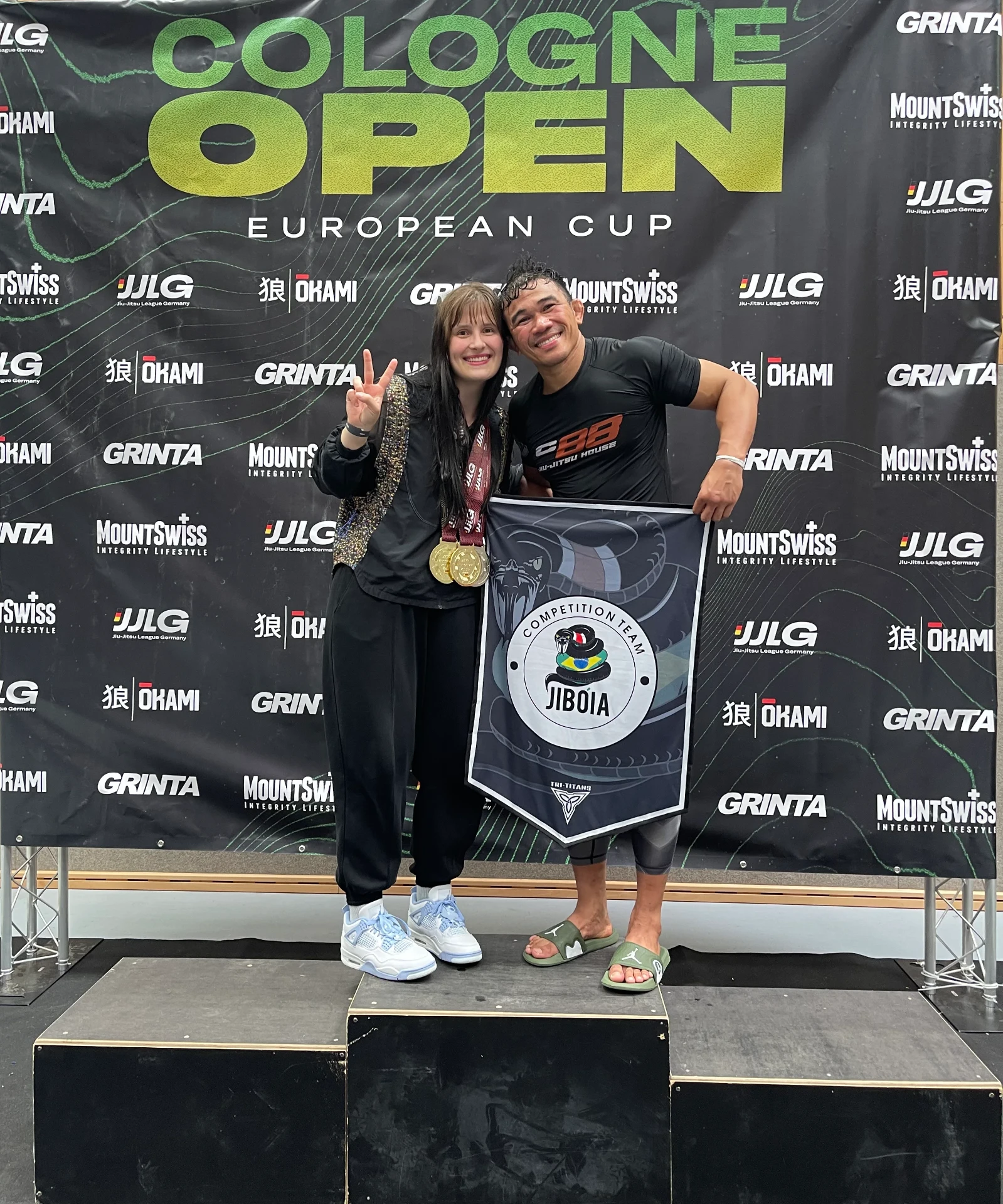 Kim und Jun beim Cologne Open European Cup