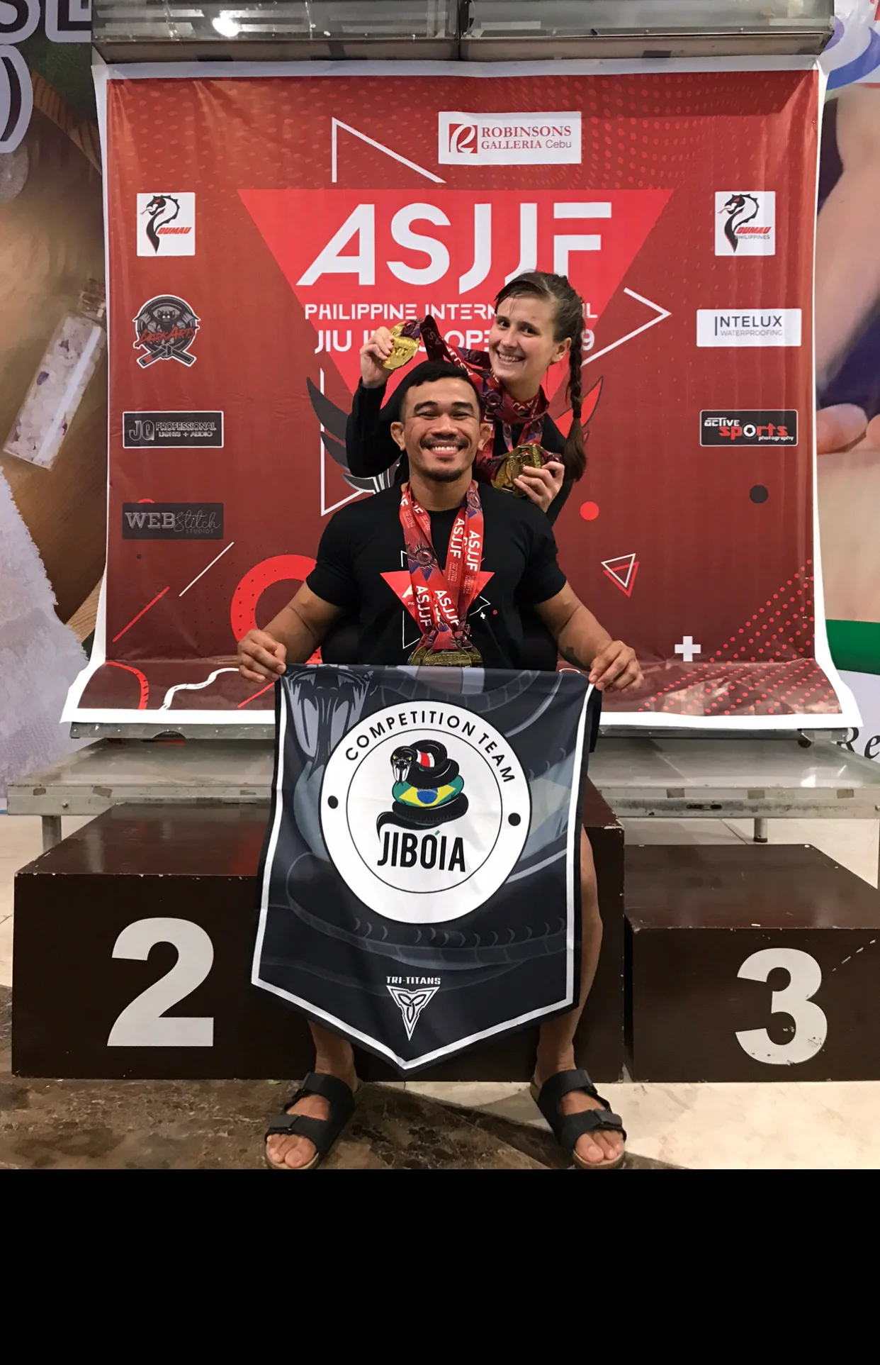 Jun und Kim bei den ASJJF Philippine International Open