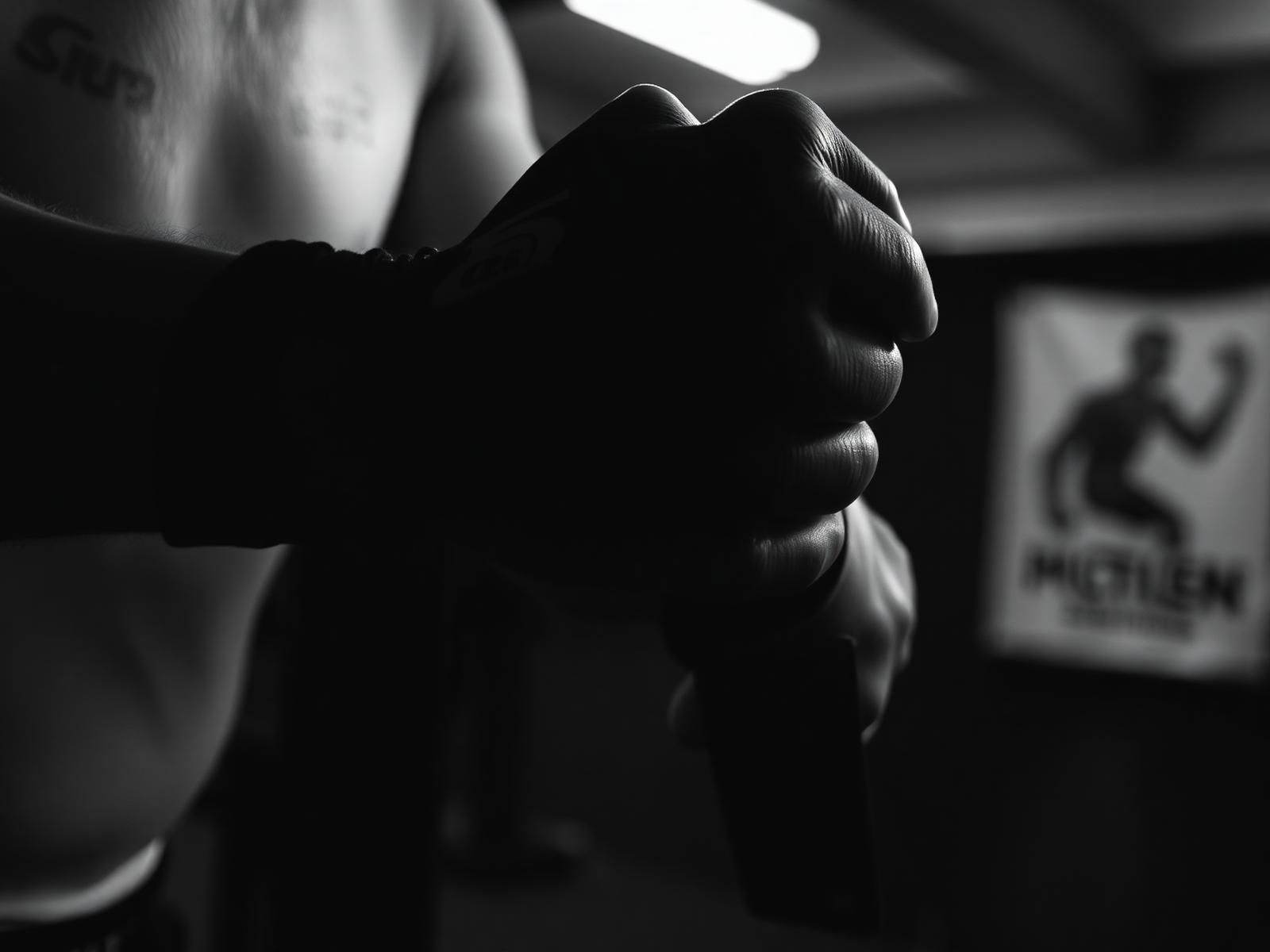 Handbandagen vor dem Training bei DGMMA
